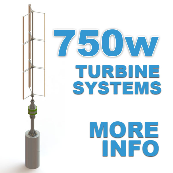 750w Wind Turbine System